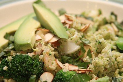 double broccoli quinoa
