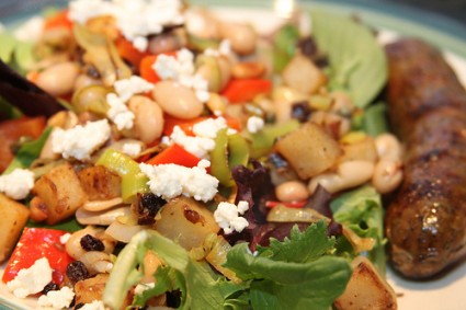 white bean saute