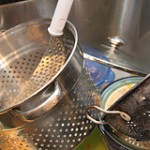 dirty pots and pans