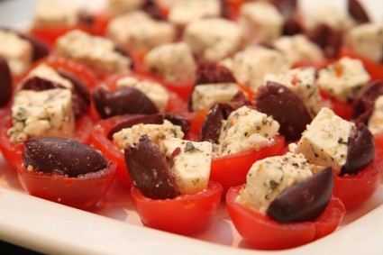 cherry tomatoes stuffed