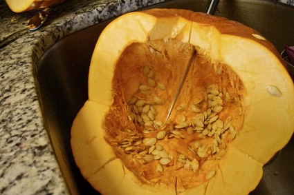 Carved pumpkin