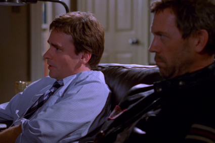 House and Wilson watching TV House and Wilson watching TV